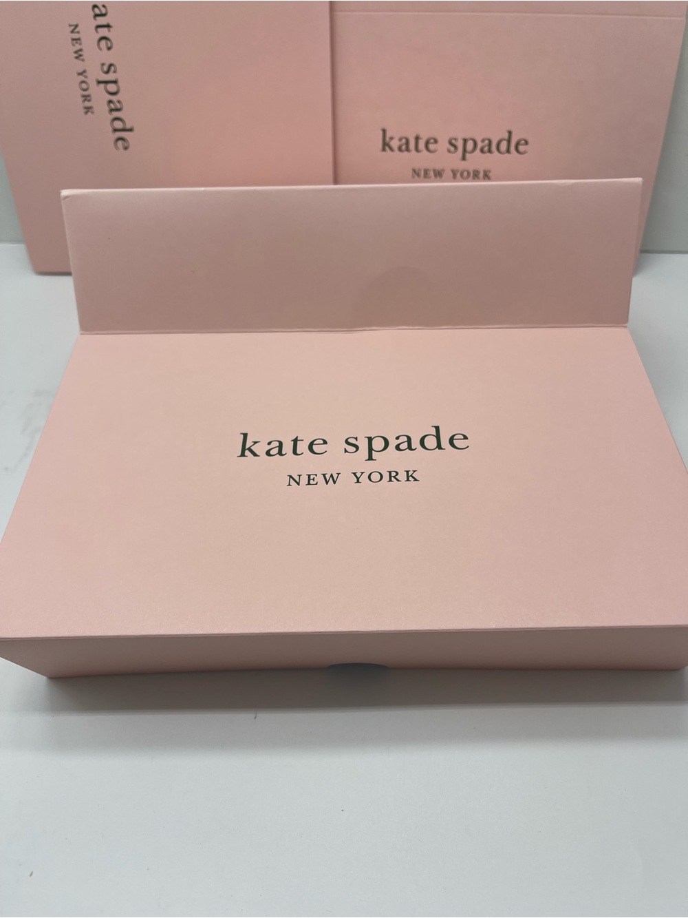 3 boxes set Kate Spade New York Empty Gift Box Pink 10” x 6” x 2.5” Authentic - Picture 9 of 16